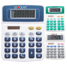 Calculateur de bureau à double puissance de 8 chiffres / 12 chiffres optionnels (LC260)